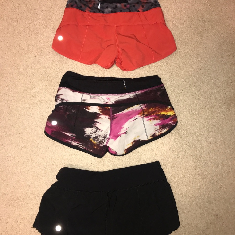 Lululemon Speed Shorts